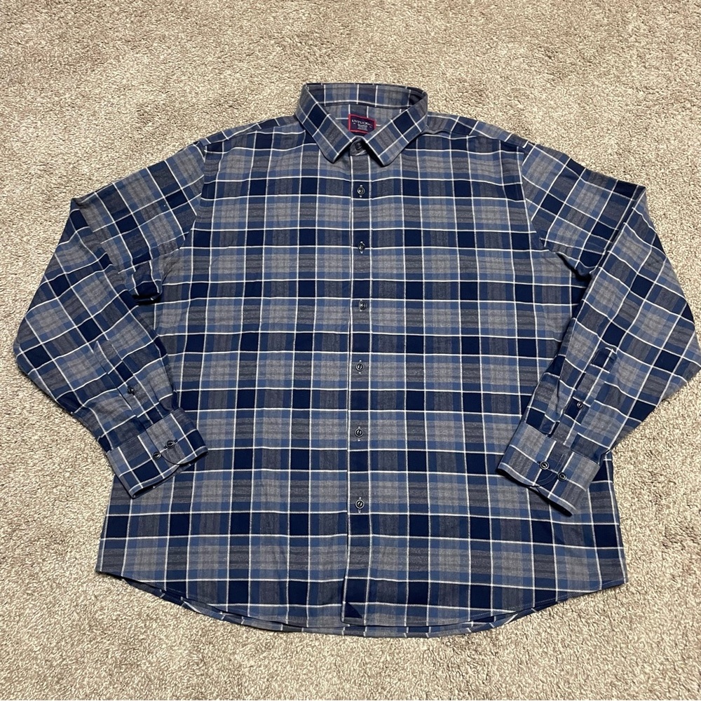 Men’s UNTUCKit Sonoran Wrinkle Free Flannel Shirt Size XXL